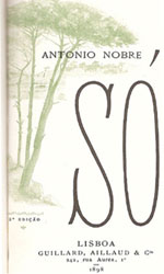 Só, António Nobre Só, António Nobre