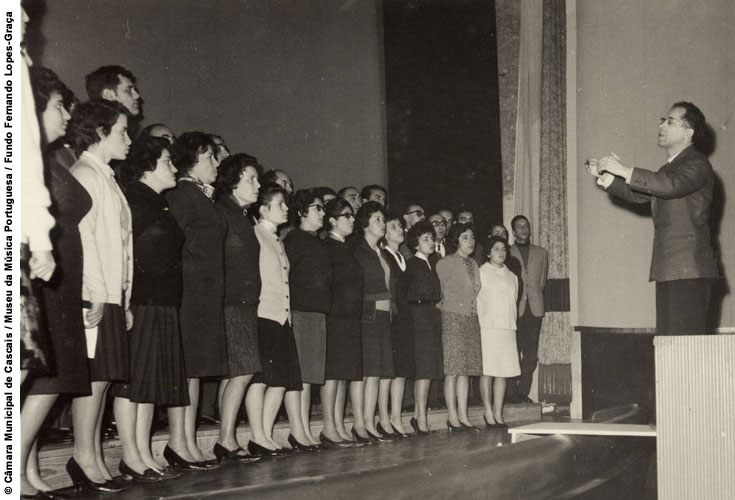 Fernando Lopes-Graça a dirigir o Coro da Academia dos Amadores de Música Fernando Lopes-Graça a dirigir o Coro da Academia dos Amadores de Música